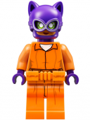 LEGO Superheros Batman Catwoman Prison Jumpsuit Orange BL5