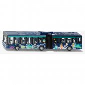 Leksaksbilar Bilar Cars SIKU Micki Dragspelsbuss Buss ledbuss 1617 blå/svart