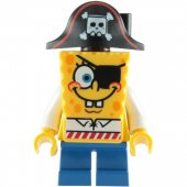 Lego Figur Svampbob - Svampbob Pirat LF24-7