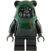 Lego Figurer Star Wars Tokkat Ewok svart BL1