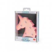 KIDEK Leksaker Decorative Light lampa LED UNICORN Glitter ROSA