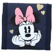 Plånbok Barn Wallet 10x10cm Disney Minnie Mimmi Pigg Navy Mörkblå
