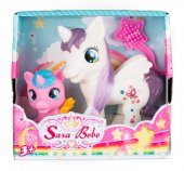 VN Leksaker Little Doll Sasa Bebe Pony Häst Unicorn 2-Pack