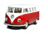 Cars Bilar 1962 Volkswagen VW Buss 61935 1:64 metall 7cm Röd