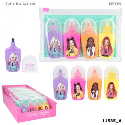 TOP Model Pyssel pennor 4-Pack Markers Highlighters Märkpennor