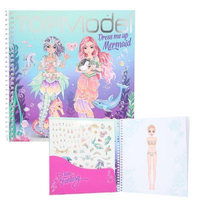 Top Model Pyssel bok Dress me up MERMAID 2023