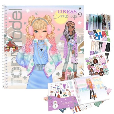 Top Model Pysselbok Dress me up Winter Wonder med stickers