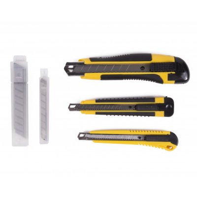 Arbetskniv Knivar Brytbladskniv 3-Pack Set 9/18mm + extra blad