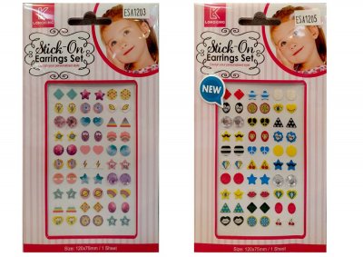 Suntoy Leksaker EAR NAIL ÖRON / NAGEL STICKERS 120st(60par)