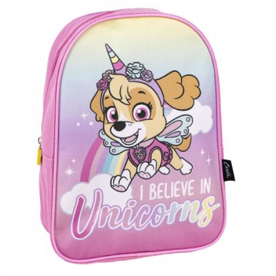Nickelodeon Paw Patrol 4356 Ryggsäck Backpack UNICORNS Skye Rosa 29cm