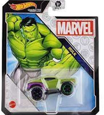 Hot Wheels Cars Bilar metall 7cm Marvel HHB74 The Hulk Hulken
