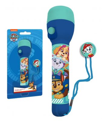 Nickelodeon Paw Patrol 32114 Flashlight Ficklampa LED Jumbo 16cm Turkos/Blå