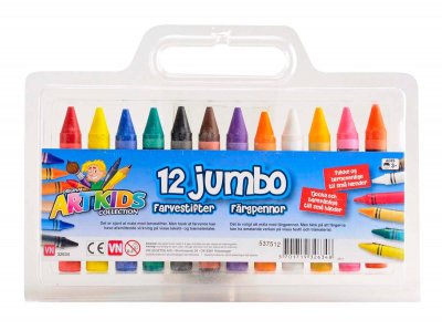 Leksaker Pyssel 32634 VN Artkids Kritor Jumbo Crayons 12st Färger