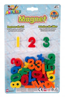 VN Leksaker 32904 Pyssel Kreativ lek Magnetsiffror 36st 3,5cm