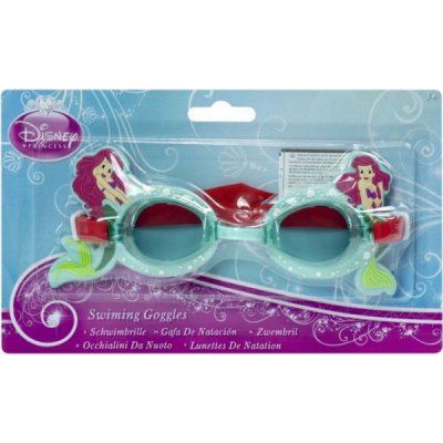 Simglasögon Swim goggles Disney Princess Ariel 13cm Turkos/Rosa