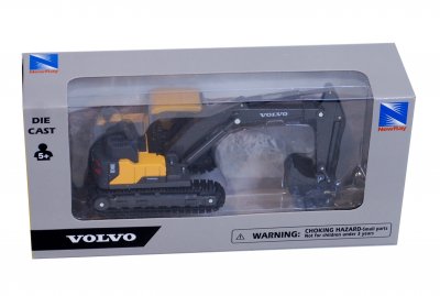Alrico Leksaker 3792 Cars Bilar Bil metall VOLVO Grävskopa EC140E larvfötter14cm