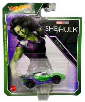 Leksaker Hot Wheels Cars Bilar metall 7cm Marvel HHB74 SHE Hulk