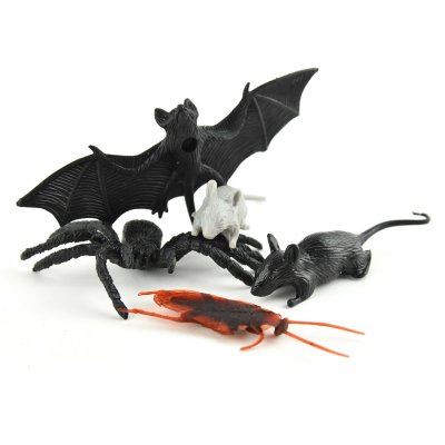 Leksaker 41324 5st Småkryp djur Scary Animals Happy Halloween