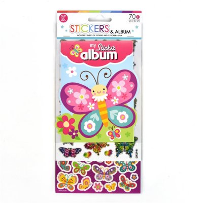 Leksaker Pyssel 51062 My sticker Album Butterfly Fjärilar 70st Stickers rest 10