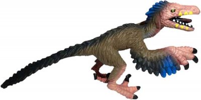 Bullyland Figur Djur Dinosaurie Dino - 61312 Mini-Dinosaurier Velociraptor