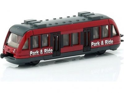 Leksaksbilar Bilar Cars SIKU Micki Metall Tåg Lokaltåg Rött 1013