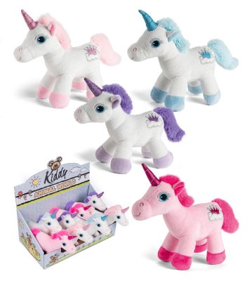 Leksaker KIDDY UNICORN 61827 Gosedjur Mjukisdjur Plush 17cm Välj