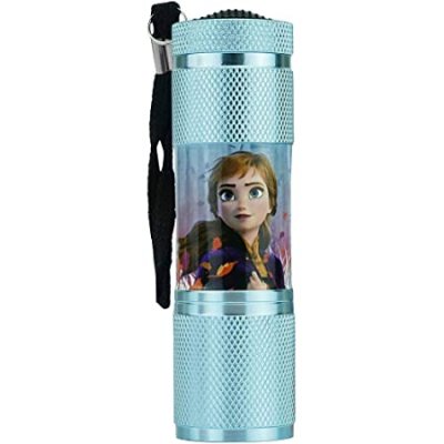 VN Disney Frost Frozen Alu Elsa Anna Ficklampa LED 9cm Ljusblå