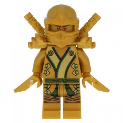 LEGO Figur Ninjago - LLoyd Golden Guld med 2st svärd NJO2-10A