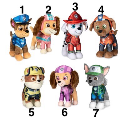 Leksaker Paw Patrol Gosedjur mjukisdjur Plush 20cm THE MOVIE Välj