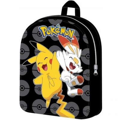 Pokemon Pikachu Stor Skolväska Ryggsäck Backpack 0734 Svart 40x33cm