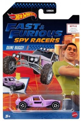 Hot Wheels Mattel Cars Bilar 7cm Fast & Furious Spy Racers Dune Buggy Rosa rest 1