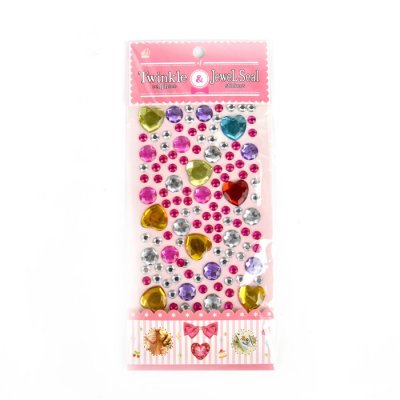 Robetoy 51041 Pyssel Leksaker Stickers Mobilstickers Jewel Heart rest 1