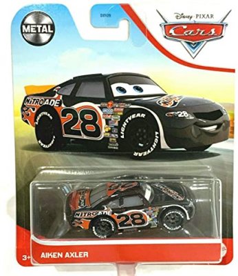 Disney Cars 3 Bilar Pixar Mattel Metall Aiken Axler Nitroade 28 FP