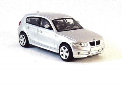 Alrico Bilar 1:43 Cars 139 metall City Licens 3.BMW 1 Series Silver