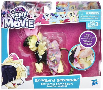 Hasbro Leksaker Häst My Little Pony Movie Skirt Songbird Gul