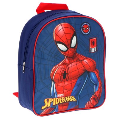 Marvel Spiderman Ryggsäck Backpack Blå/röd Great Power 30x26cm