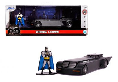 Leksaker Leksaksbil Batman JADA Bilar Cars metall 1:32 Batmobile Flat + Figur