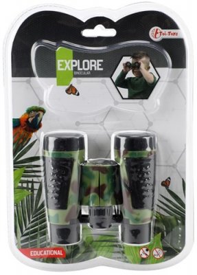 Leksaker Binocular Kikare 12x11cm Svart/Grön rest 99