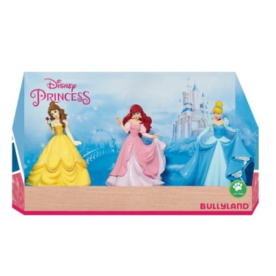 Micki Bullyland Figurer Disney Belle Askungen Ariel 3-pack 1324-50