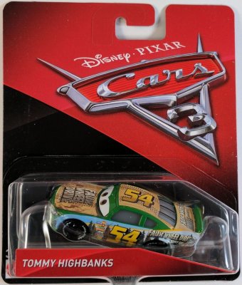 Disney Cars 3 Bilar Pixar Mattel Metall bil - Tommy Highbanks 54 FP
