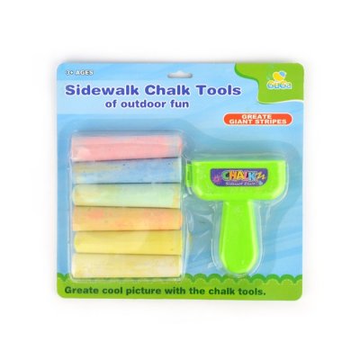 Gatkritor Kritor Vägkritor 6-Pack Giants med hållare