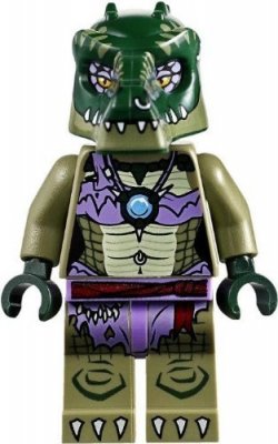 Lego Figur Figurer Chima - Crooler Purple Green