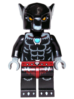 Lego Chima Figur -  Wilhurt Black Wolf LF25-7