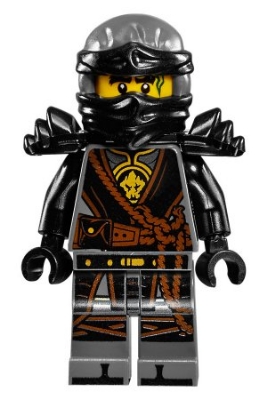 LEGO Ninjago Figur - Black Cole Hands Of Times Black Armor LF51-23