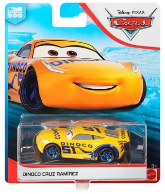 Disney Cars 3 Bilar Pixar Mattel Metall bil Dinoco Cruz Ramirez 51 FP