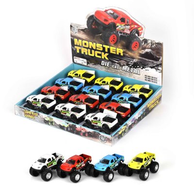 Robetoy Bilar Cars 61759 Pullback Monster Truck 9cm Välj Färg rest 11