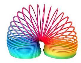 Dino Leksaker Spiral Magic Spring Rainbow MEGA 15x7cm