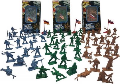 Dino Leksaker Militärer Set Military Army krigare Soldater 20-Pack Välj