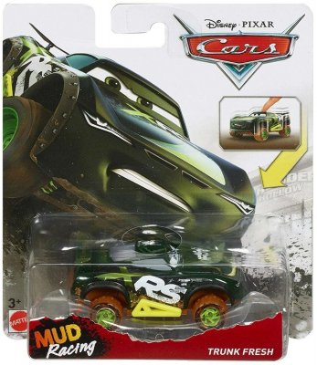 Disney Pixar Cars Bilar Metall bil MUD Racing TRUNK FRESH FP