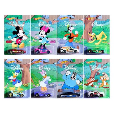 Hot Wheels Mattel Cars Bilar metall Disney Kalle Musse Mimmi mfl 7cm rest 99